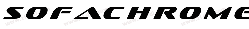 Sofachrome Light ita字体转换